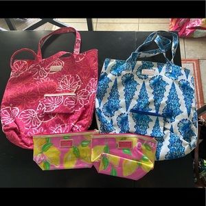 Lilly Pulitzer Ester Lauder Makeup Bags